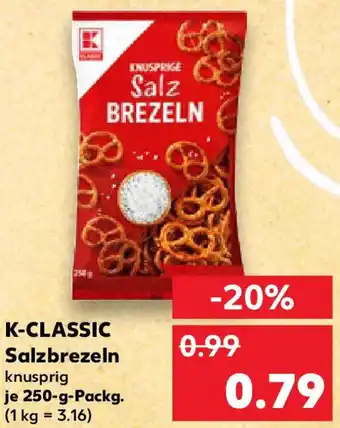 Kaufland K-CLASSIC Salzbrezeln Angebot