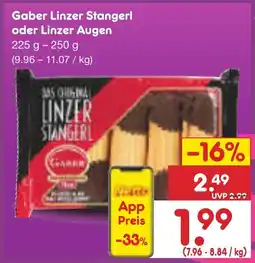 Netto Marken-Discount Gaber Linzer Stangerl oder Linzer Augen Angebot