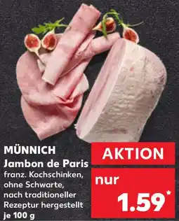 Kaufland MÜNNICH Jambon de Paris Angebot