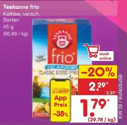 Netto Marken-Discount Teekanne frio Angebot