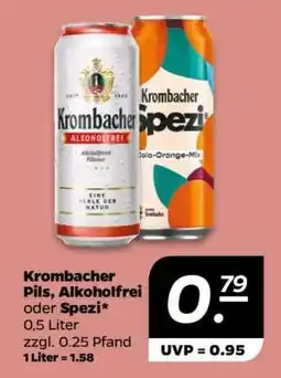 NETTO Krombacher Pils, Alkoholfrei oder Spezi Angebot