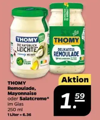 NETTO THOMY Remoulade, Mayonnaise oder Salatcreme Angebot