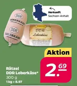 NETTO Rätzel DDR Leberkäse Angebot