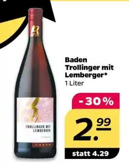 NETTO Baden Trollinger mit Lemberger Angebot