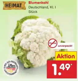 Netto Marken-Discount HEIMAT Blumenkohl Angebot