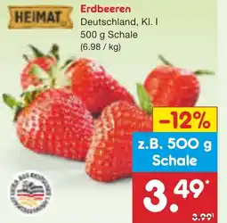 Netto Marken-Discount HEIMAT Erdbeeren Angebot