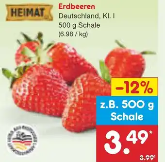 Netto Marken-Discount HEIMAT Erdbeeren Angebot