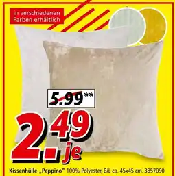Segmüller Kissenhülle „peppino“ Angebot