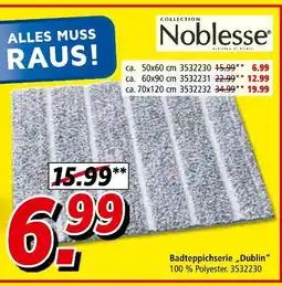 Segmüller Noblesse badteppichserie „dublin“ Angebot