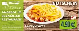 Segmüller Currywurst Angebot