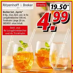 Segmüller Ritzenhoff & breker becher-set „spritz“ Angebot