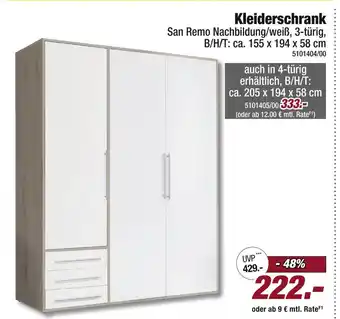 Poco Kleiderschrank Angebot