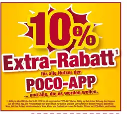 Poco Extra-rabatt 10% Angebot