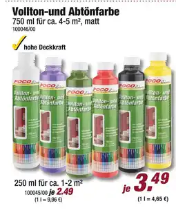 Poco Poco vollton- und abtönfarbe Angebot