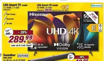 Poco Hisense led-smart-tv Angebot