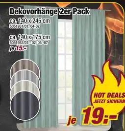 Poco Dekovorhänge 2er pack Angebot