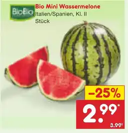 Netto Marken-Discount BioBo Bio Mini Wassermelone Angebot