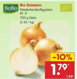 Netto Marken-Discount Bio Zwiebeln Angebot