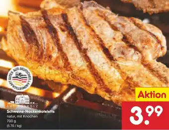 Netto Marken-Discount GUT PONHOLZ Schweine-Nackenkoteletts Angebot