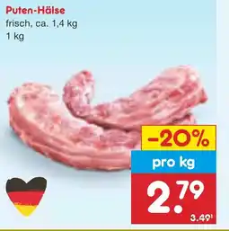 Netto Marken-Discount Puten-Hälse Angebot