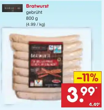 Netto Marken-Discount Bratwurst gebrüht Angebot