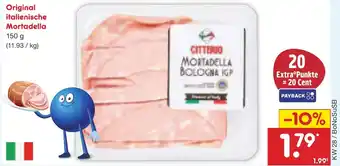 Netto Marken-Discount Original italienische Mortadella Angebot