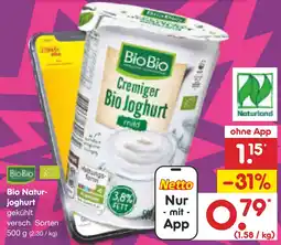 Netto Marken-Discount Bio Naturjoghurt Angebot