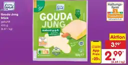 Netto Marken-Discount GUTES Land Gouda Jung Stück Angebot