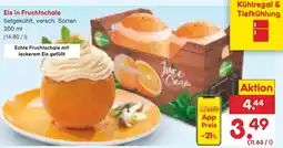 Netto Marken-Discount Eis in Fruchtschale Angebot