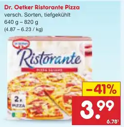Netto Marken-Discount Dr. Oetker Ristorante Pizza Angebot