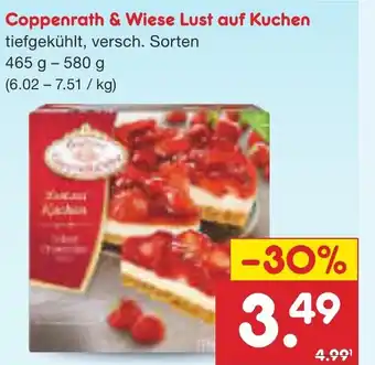 Netto Marken-Discount Coppenrath & Wiese Lust auf Kuchen Angebot