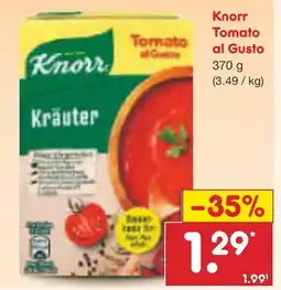 Netto Marken-Discount Knorr Tomato al Gusto Angebot