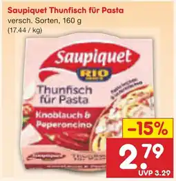 Netto Marken-Discount Saupiquet Thunfisch für Pasta Angebot