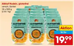 Netto Marken-Discount Albhof Nudeln, glutenfrei Angebot