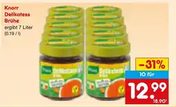 Netto Marken-Discount Knorr Delikatess Brühe Angebot