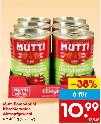 Netto Marken-Discount Mutti Pomodorini Kirschtomaten Angebot
