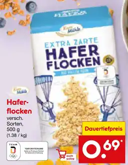 Netto Marken-Discount Korn Mühle Haferflocken Angebot