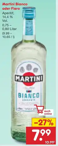 Netto Marken-Discount Martini Bianco oder Fiero Angebot