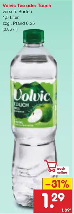 Netto Marken-Discount Volvic Tee oder Touch Angebot