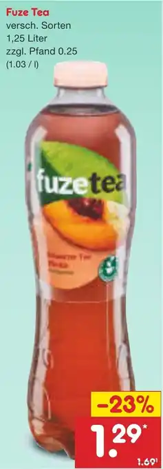 Netto Marken-Discount Fuze Tea Angebot