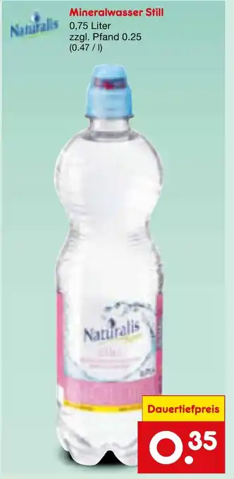 Netto Marken-Discount Naturalis Mineralwasser Still Angebot