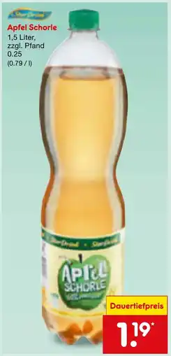 Netto Marken-Discount StarDrink Apfel Schorle Angebot