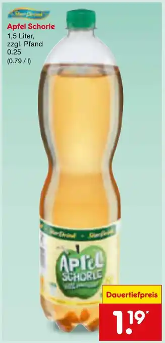Netto Marken-Discount StarDrink Apfel Schorle Angebot