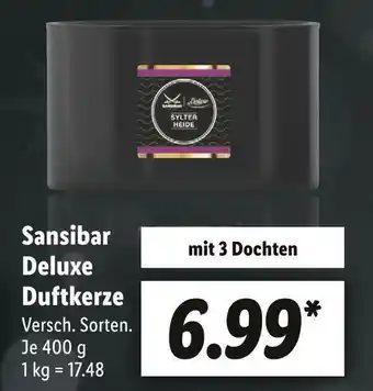 Lidl Sansibar deluxe duftkerze Angebot