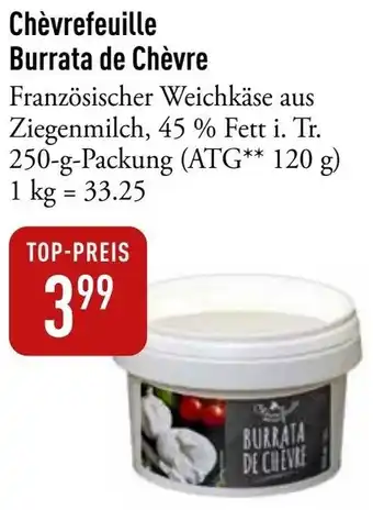 Galeria Markthalle Chèvrefeuille Burrata de Chèvre Angebot