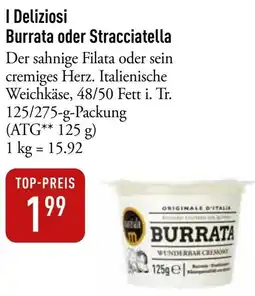 Galeria Markthalle I Deliziosi Burrata oder Stracciatella Angebot