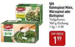 Galeria Markthalle Iglo Rahmspinat Minis, Würzspinat oder Blattspinat Angebot