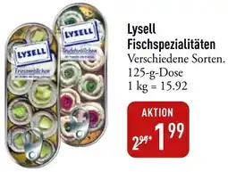 Galeria Markthalle Lysell Fischspezialitäten Angebot