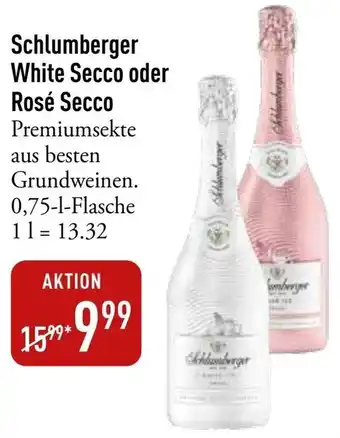Galeria Markthalle Schlumberger White Secco oder Rosé Secco Angebot