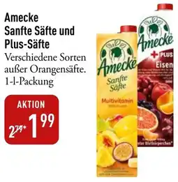 Galeria Markthalle Amecke Sanfte Säfte und Plus-Säfte Angebot